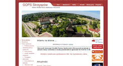 Desktop Screenshot of gops-skrzyszow.pl